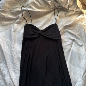 Nine West Black Twist-Front Dress